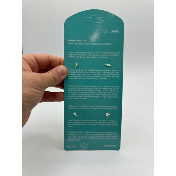 Buyiteme Dog Toothbrush Chew Toy Durable Dog Interactive Treat Dispenser Squeaky - Picture 2 of 3